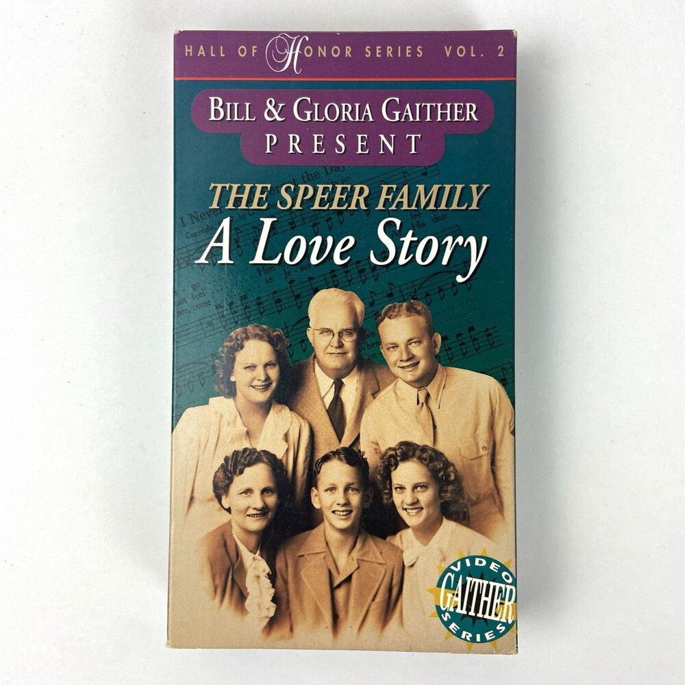Bill & Gloria Gaither The Speer Family: A Love Story Hall of Honor Vol 2 VHS